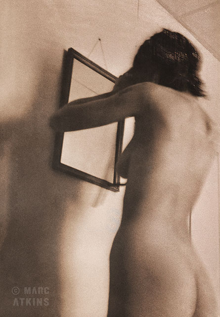 Woman at Mirror