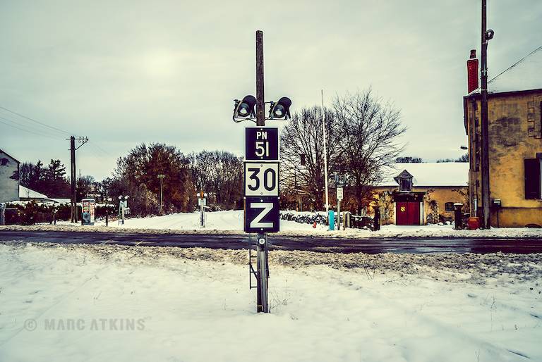 Snow Rail Sign 201