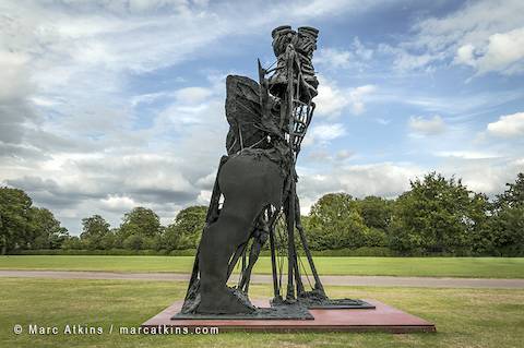 Thomas Houseago, Striding Figure II (Ghost) — Sculpture In the Close Exhibition 2015