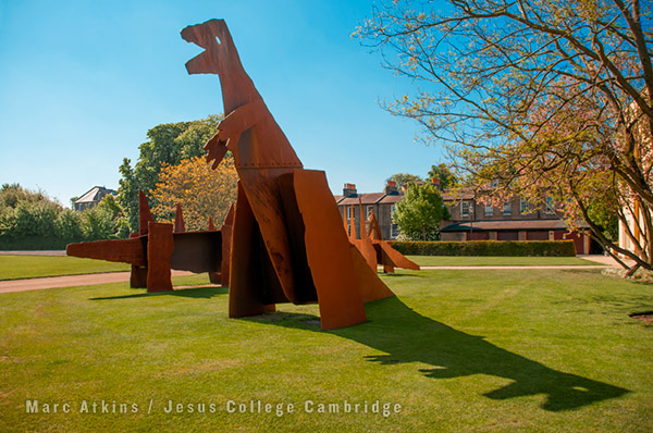Chapman brothers sculptures Jesus College Cambridge