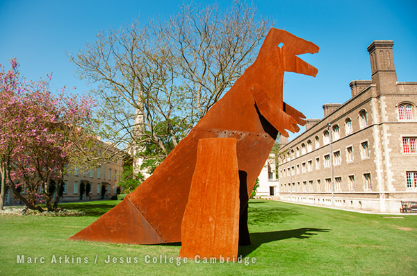 Chapman brothers sculptures Jesus College Cambridge