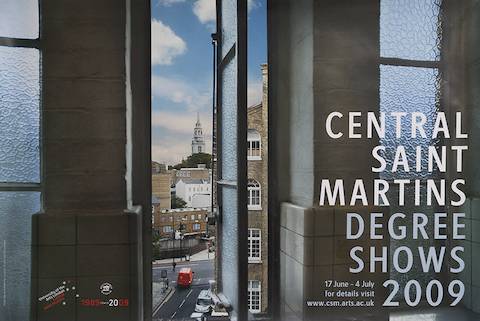Central Saint Martins 2009 poster