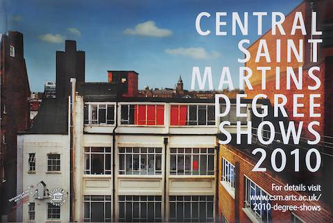 Central Saint Martins 2010 poster