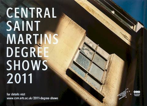 Central Saint Martins 2011 poster two